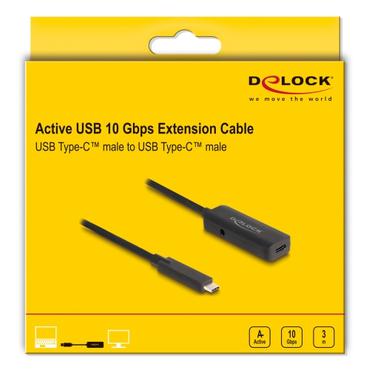 Delock - USB Type-C forlængerkabel - 3 m