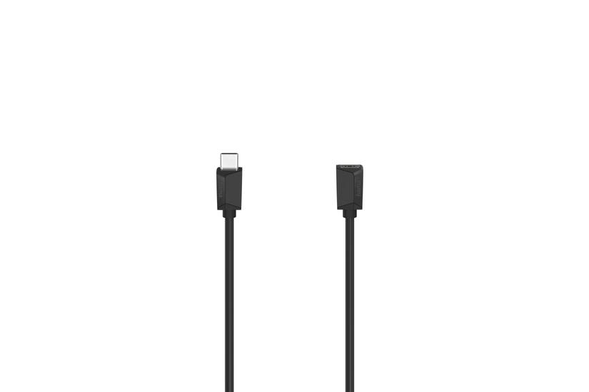 HAMA Cable USB-C Extension Black 0.5m