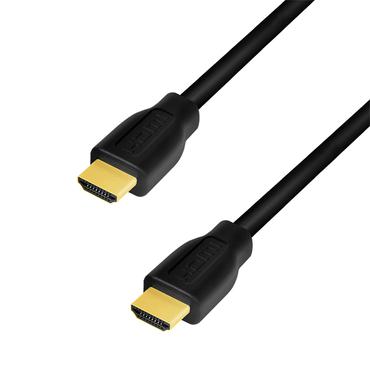 LogiLink CH0102 HDMI-kabel 3 m HDMI Type A (Standard) Sort