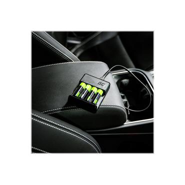 Green Cell VitalCharger USB-batterioplader - 4 x AA type - NiMH - 0.5 Watt