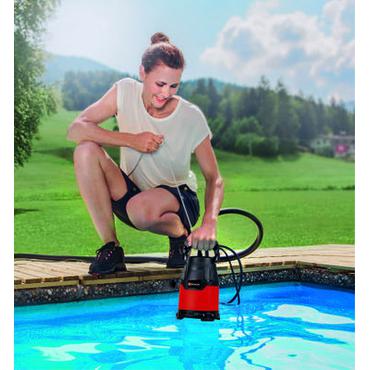 Einhell clear water pump GC-SP 2275, submersible / pressure pump (red / black, 220 watts)