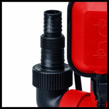 Einhell clear water pump GC-SP 2275, submersible / pressure pump (red / black, 220 watts)