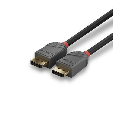 Lindy 36481 DisplayPort kabel 1 m Sort, Gr&aring;