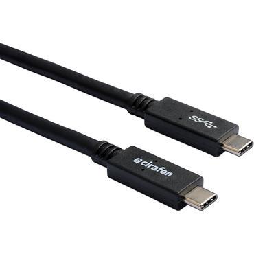 Cirafon USB3.1 CM-CM 07 USB-kabel USB 3.2 Gen 1 (3.1 Gen 1) 2 m USB C Sort