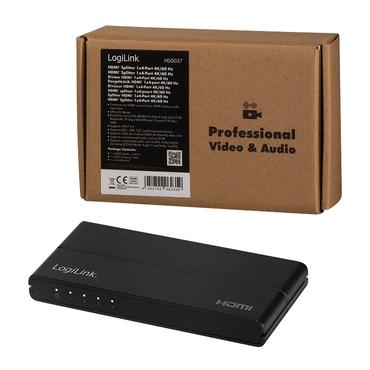 LogiLink HD0037 video-splitter HDMI 4x HDMI