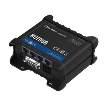 Teltonika RUT956 - tr&aring;dl&oslash;s router - WWAN - Wi-Fi - 4G, 2G, 3G - DIN monterbar p&aring; skinne
