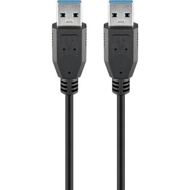 Goobay 93928 USB-kabel USB 3.2 Gen 1 (3.1 Gen 1) 1,8 m USB A Sort