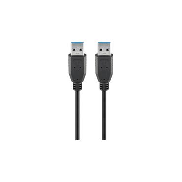 Goobay 93928 USB-kabel USB 3.2 Gen 1 (3.1 Gen 1) 1,8 m USB A Sort