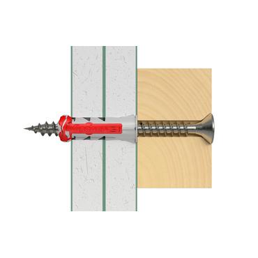 Fischer DuoPower 4 stk Skrue og vægstiksæt 30 mm