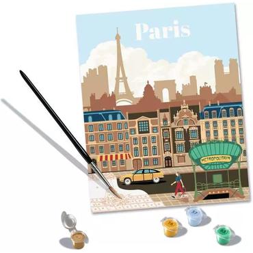 Ravensburger 23687 male side & bog Farve efter talsæt