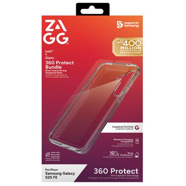 ZAGG Luxe & Glass 360 mobiltelefon etui 17 cm (6.7") Cover Transparent