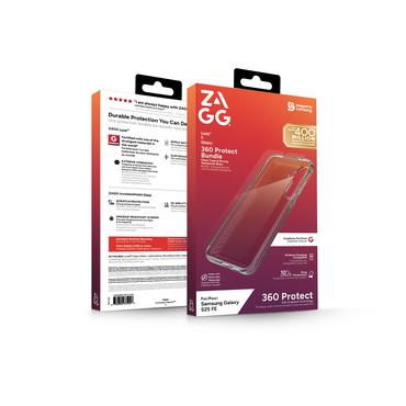 ZAGG Luxe & Glass 360 mobiltelefon etui 17 cm (6.7") Cover Transparent