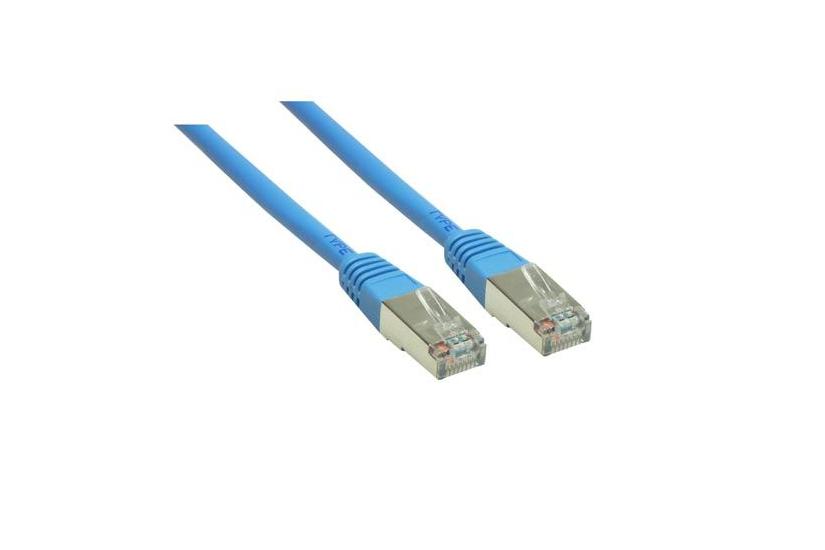 Alcasa 1m Cat6 S/FTP netv&aelig;rkskabel Bl&aring; S/FTP (S-STP)