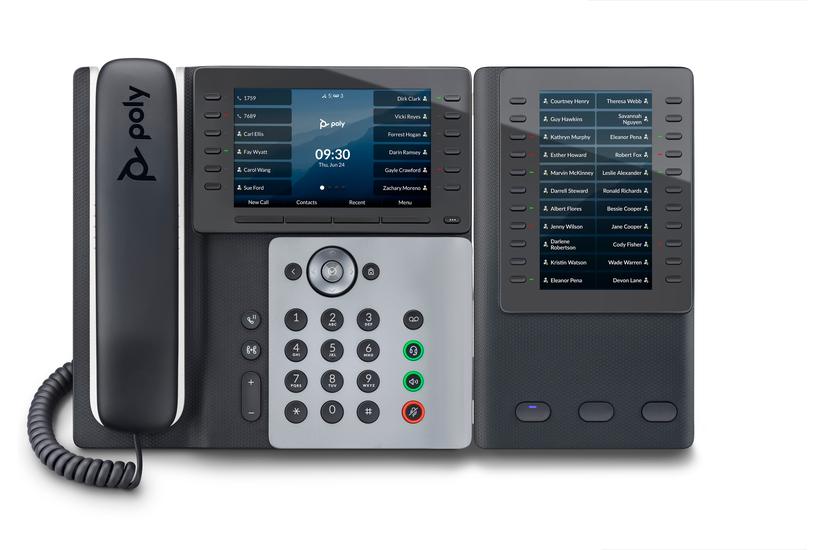 Poly Edge E Expansion Module - expansionsmodul f&ouml;r extra knappar f&ouml;r VoIP-telefon - 22 multifunktionella knappar