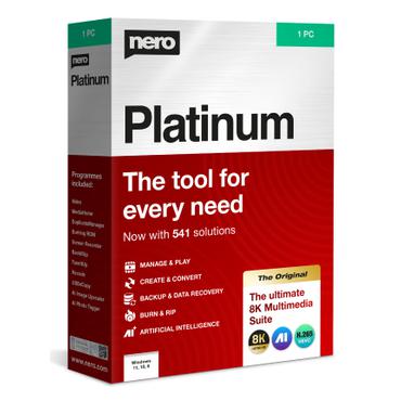 Nero Platinum 365 - licensabonnemet (1 år) - 1 PC
