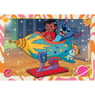 2x60 Puzzles Kids Stitch