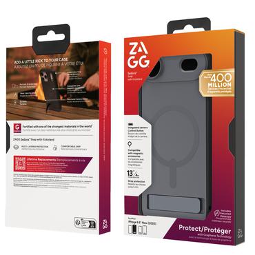 ZAGG Sedona Snap Kickstand mobiltelefon etui 16,5 cm (6.5") Cover Kul