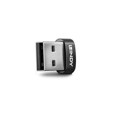 Lindy 41884 kabel kønsskifter USB Type-A USB Type-C Sort