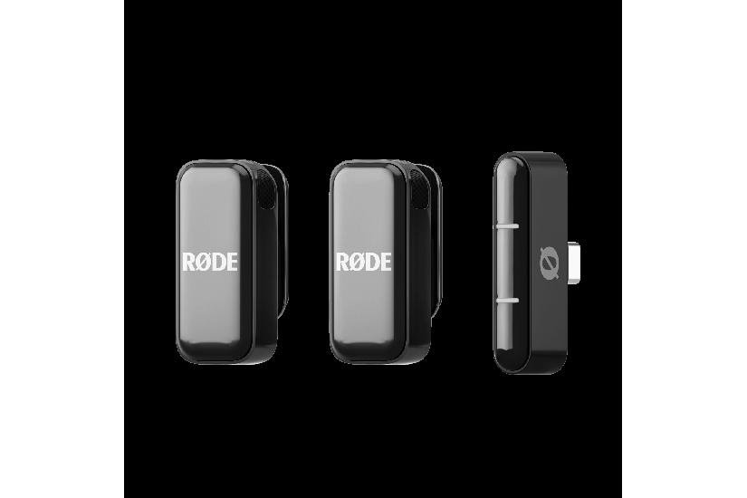 RØDE Microphones Mikrofon - Trådlös - USB-C Male (Audio, Bus Power) - Rundtagande - Blå