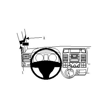 Brodit ProClip Left mount - beslag til montering