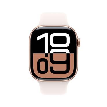 Apple Watch Series 10 OLED 46 mm Digital 416 x 496 pixel Berøringsskærm 4G Roseguld Wi-Fi GPS (satellit)
