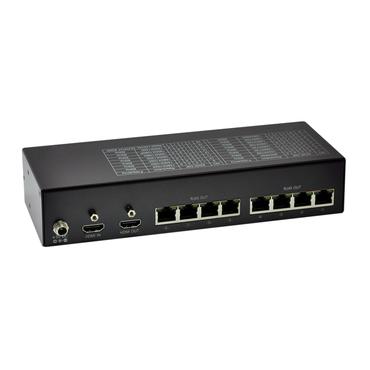 LevelOne HVE-9118T HDMI over Cat.5 Transmitter - f&ouml;rl&auml;ngd r&auml;ckvidd f&ouml;r audio/video - 10Mb LAN