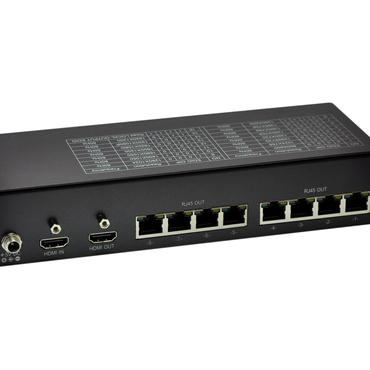 LevelOne HVE-9118T HDMI over Cat.5 Transmitter - f&ouml;rl&auml;ngd r&auml;ckvidd f&ouml;r audio/video - 10Mb LAN