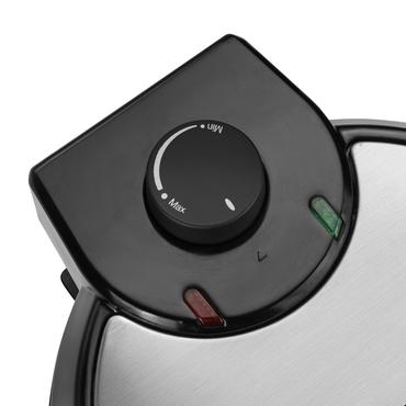 Tristar WF-1160 vaffeljern 5 vaffel/vafler 700 W Sort, Rustfrit st&aring;l