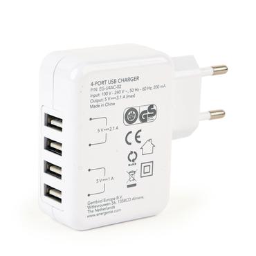 EnerGenie str&ouml;madapter - 4 x USB - 15 Watt