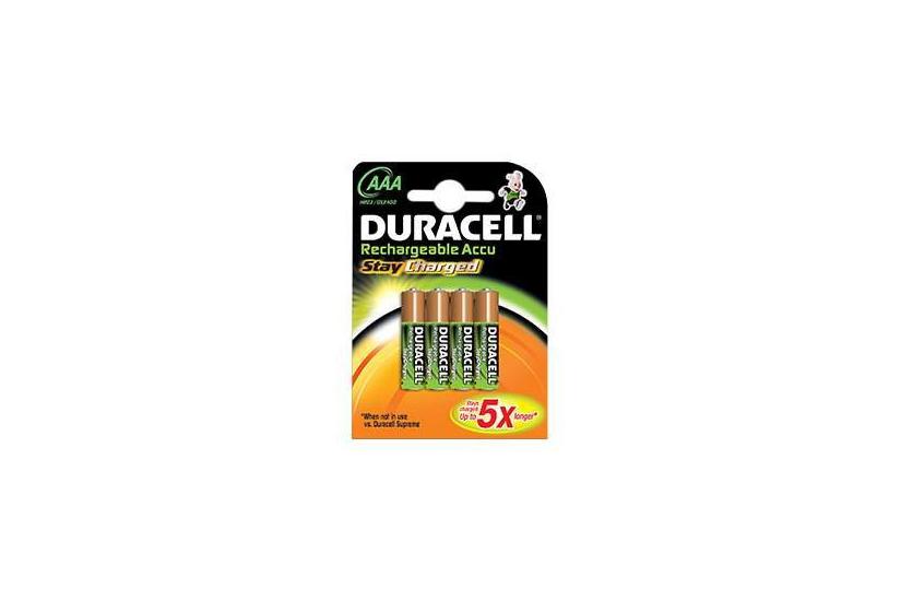 Duracell StayCharged batteri - 4 x AAA - NiMH