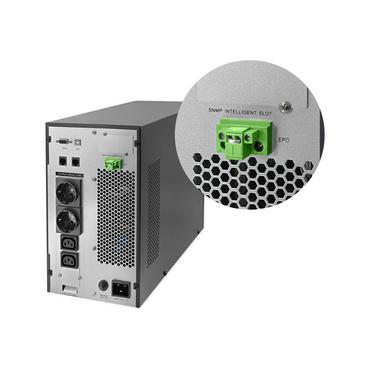 Qoltec - UPS - str&oslash;mfaktor 1.0, LCD, EPO, on-line - 3000 Watt - 3000 VA