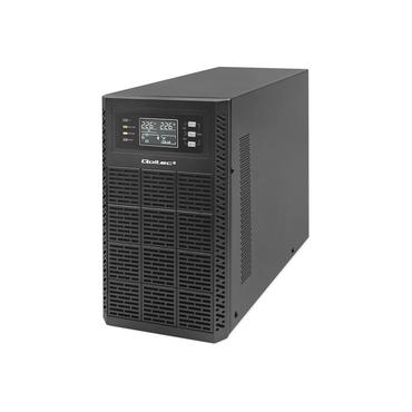 Qoltec - UPS - str&oslash;mfaktor 1.0, LCD, EPO, on-line - 3000 Watt - 3000 VA