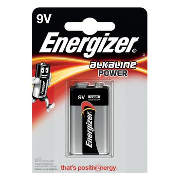 Energizer Alkaline Power Engangsbatteri 9V