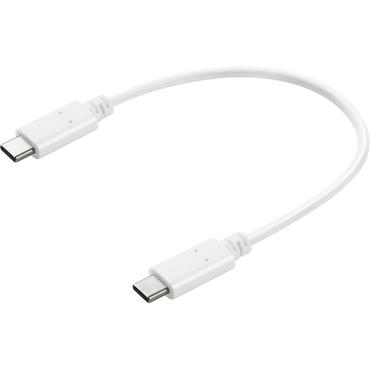 Sandberg - USB Type-C kabel - 24 stift USB-C till 24 stift USB-C - 20 cm