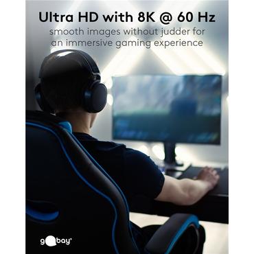 DisplayPort&trade; Connector Cable 1.4, 1 m, black