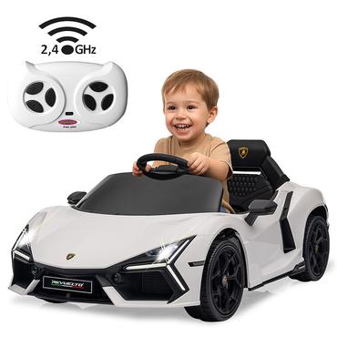 Jamara Ride-on Lamborghini Revuelto weiÃ 2,4GHz Li-Power 12.