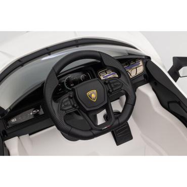 Jamara Ride-on Lamborghini Revuelto weiÃ 2,4GHz Li-Power 12.