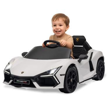 Jamara Ride-on Lamborghini Revuelto weiÃ 2,4GHz Li-Power 12.