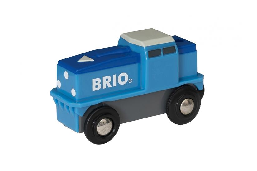 BRIO Blue Battery Freight Locomotive - 33130