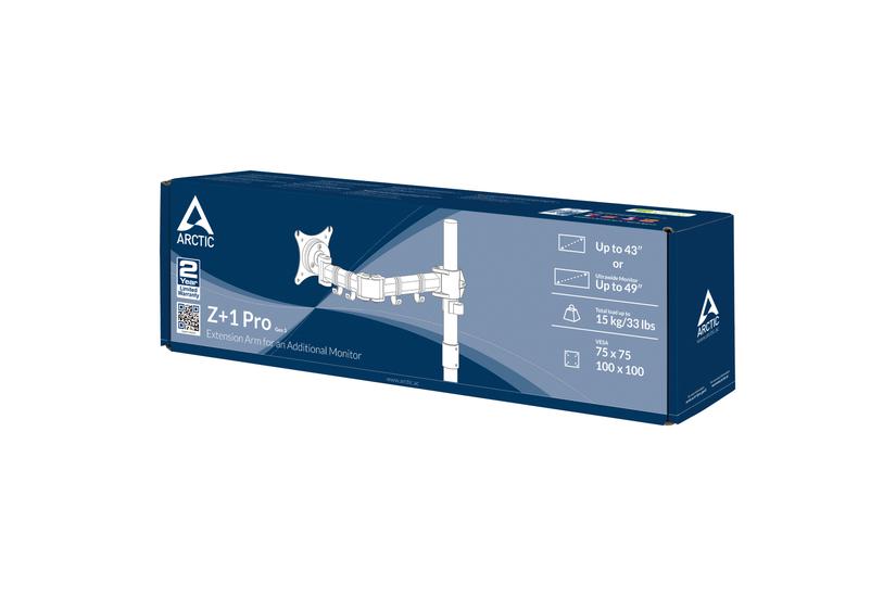 ARCTIC Z+1 Pro (Gen 3) monteringssats - för LCD-display - mattsvart