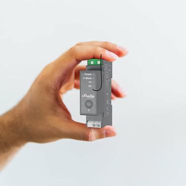 Shelly Qubino Wave Pro 2 str&oslash;mrel&aelig; Gr&aring;