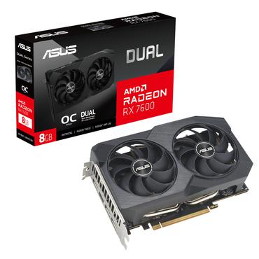 ASUS Dual Radeon RX 7600 V2 8GB - AMD Radeon RX7600 - 8GB GDDR6 - PCI Express 4.0