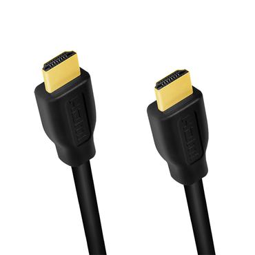 LogiLink CH0101 HDMI-kabel 2 m HDMI Type A (Standard) Sort