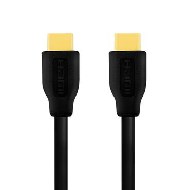 LogiLink CH0101 HDMI-kabel 2 m HDMI Type A (Standard) Sort