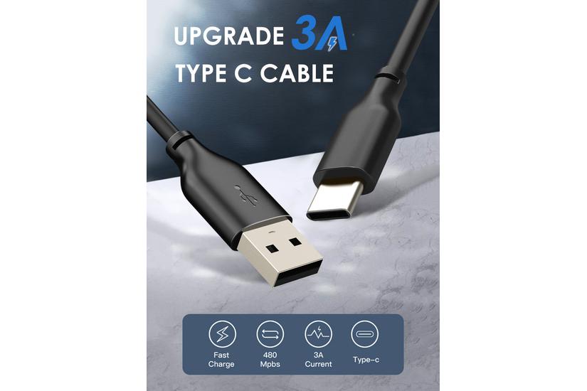 USB 2.0 kabel, USB-C: Han -
