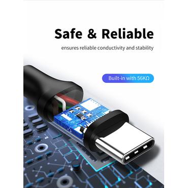 USB 2.0 kabel, USB-C: Han -