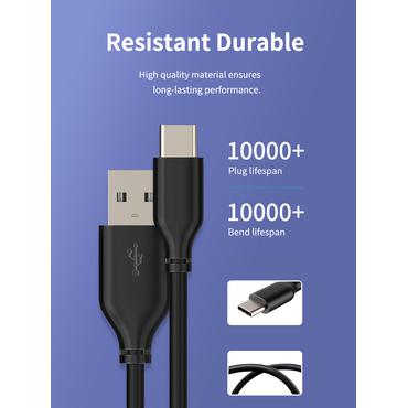 USB 2.0 kabel, USB-C: Han -