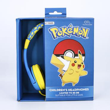 POKEMON Hovedtelefon Junior On-Ear 85dB Pikachu