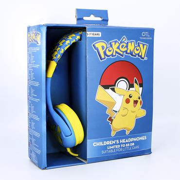POKEMON Hovedtelefon Junior On-Ear 85dB Pikachu
