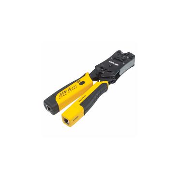 Intellinet 780124 kabelklipper Krympev&aelig;rkt&oslash;j Sort, Gul